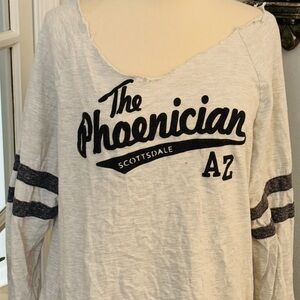 The Phoenician Scottsdale AZ Distressed Gray Jersey Shirt